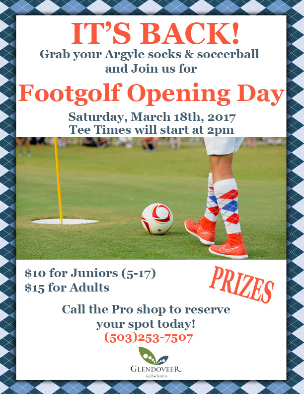 Footgolf opening day