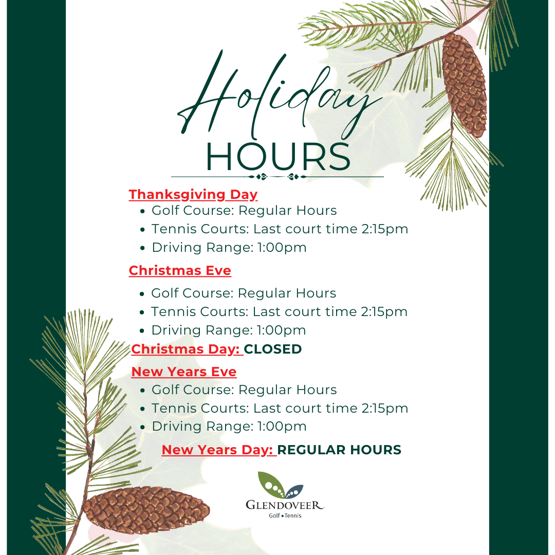 Holiday Course Closures Instagram Post